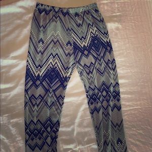 Soft multi color leggings